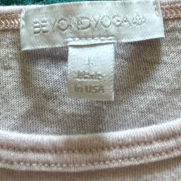 Beyond Yoga Come Together Top in Blush Pink Size Large (L) - Picture 7 of 9